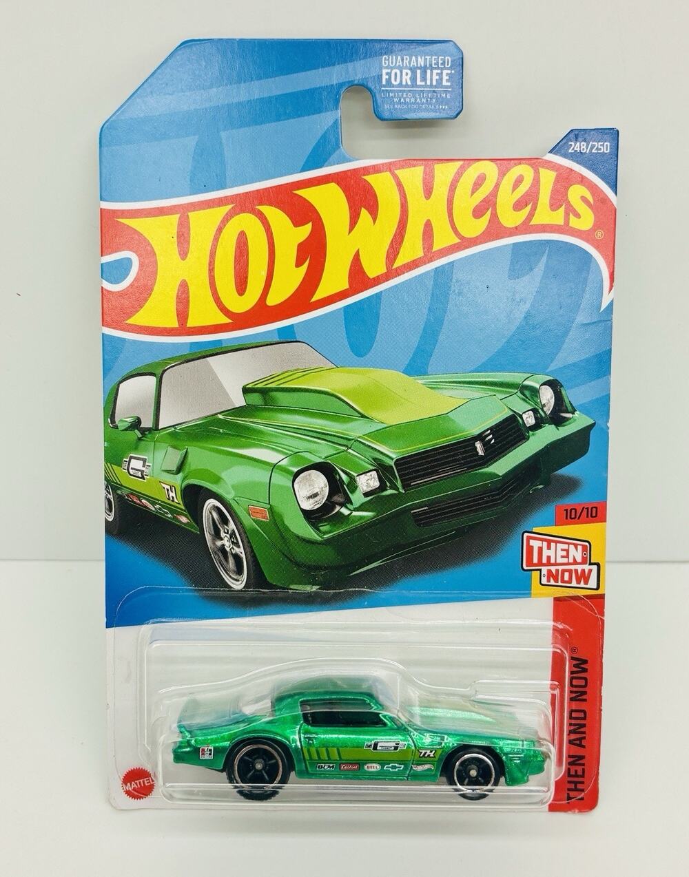Hot Wheels STH '81 Camaro Green 2022 Super Treasure Hunt w/ Protector Case